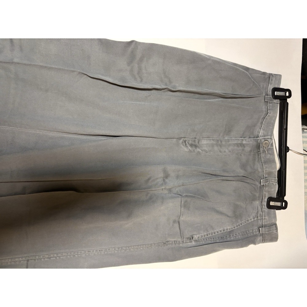 Savane Mens 34x32 Grey Flat Front Straight Leg‎ Slash Pockets Dress Pants NWT
